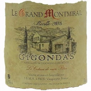 Grand Montmirail (Yves Cheron) Gigondas Le Coteau de Mon Reve 2017 (6x75cl)
